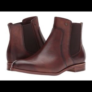 New! Isola Brown Leather Mora Chelsea Boots - 6.5